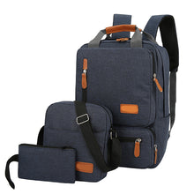 Load image into Gallery viewer, Three-Piece Large-Capacity Business Leisure Travel Backpack