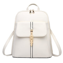 Load image into Gallery viewer, Fashion Casual Korean Style Ladies Leather Backpack