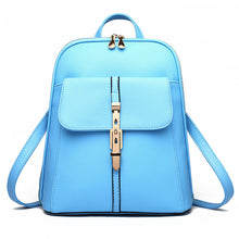 Load image into Gallery viewer, Fashion Casual Korean Style Ladies Leather Backpack