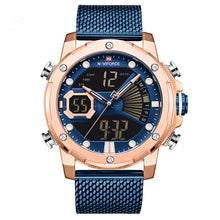 Load image into Gallery viewer, Fashion Double Display Men's Multi-function Sports Watch