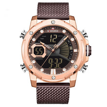 Load image into Gallery viewer, Fashion Double Display Men's Multi-function Sports Watch