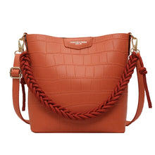Load image into Gallery viewer, Large-capacity Female Leather Stone Pattern Messenger Bag