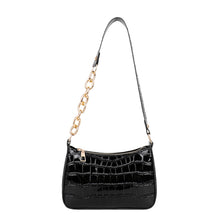 Load image into Gallery viewer, Alligator Pattern Lady's Chain Shoulder Bag