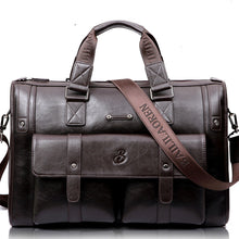 Load image into Gallery viewer, Men's Large Capacity Leather Business Bag