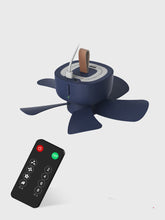 Load image into Gallery viewer, Remote Control Timing USB Powered Ceiling Fan Air Cooler