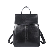 Load image into Gallery viewer, Korean Fashion All-Match Oil Wax Leather Backpack