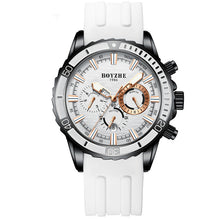 Load image into Gallery viewer, Men's Multifunctional Silicone Strap Mechanical Watch