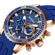 Load image into Gallery viewer, Men's Multifunctional Silicone Strap Mechanical Watch