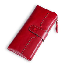Load image into Gallery viewer, European American Style Ladies PU Leather Oil Wax Wallet