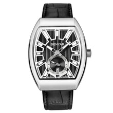 Load image into Gallery viewer, Men's Ordinary Leather Strap Quartz Watch For Casual Life