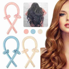 Load image into Gallery viewer, Heatless Curling Rod Curls Silk Ribbon Curlers