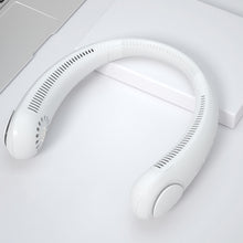 Load image into Gallery viewer, Leafless Hanging Neck Fan Usb Charging Lazy Silent Fan
