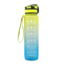 Load image into Gallery viewer, 1L Tritan Water Bottle With Time Marker Bounce Cover