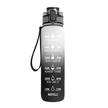 Load image into Gallery viewer, 1L Tritan Water Bottle With Time Marker Bounce Cover