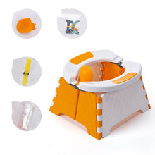 Load image into Gallery viewer, Kids Toddler Outdoor Portable Folding Toilet Urinal Pot