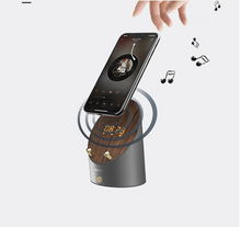 Load image into Gallery viewer, Wooden Speaker Smart Induction Speaker Phone Holder