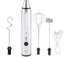 Load image into Gallery viewer, Rechargeable Electric Milk Frother Kitchen Juice Food Mixer