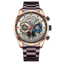 Load image into Gallery viewer, Men's Business Steel Band Multifunctional Quartz Watch