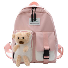 Load image into Gallery viewer, Korean Style Cartoon Cute Bear Backpack