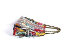 Load image into Gallery viewer, European And American Lady's Portable Striped Handbag
