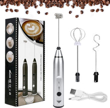 Load image into Gallery viewer, Rechargeable Electric Milk Frother Kitchen Juice Food Mixer