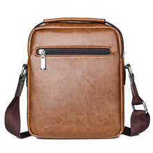 Load image into Gallery viewer, Men's PU Vertical Fashion Messenger Bag