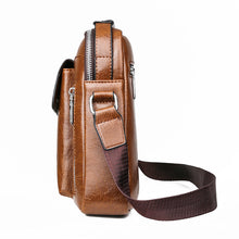 Load image into Gallery viewer, Men's PU Vertical Fashion Messenger Bag