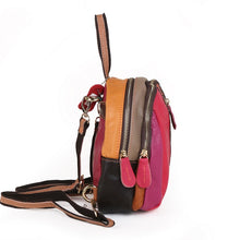 Load image into Gallery viewer, Woman's Leather Backpack With Small Cross-Slung