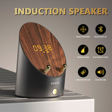 Load image into Gallery viewer, Wooden Speaker Smart Induction Speaker Phone Holder