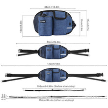 Load image into Gallery viewer, Dog Training Leash Waist Bag Hands-Free Outdoor Pet Running