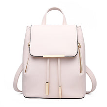 Load image into Gallery viewer, PU Leather College Style Casual Backpack For Young Ladies