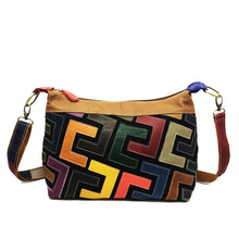 Load image into Gallery viewer, Europe Style Colorful Leather Crossbody Messenger Bag