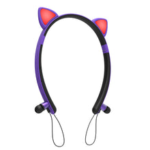 Load image into Gallery viewer, Cat Ear Headset With Microphone For All Phones