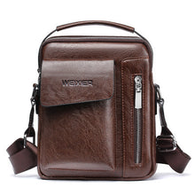 Load image into Gallery viewer, Men's PU Vertical Fashion Messenger Bag