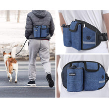 Load image into Gallery viewer, Dog Training Leash Waist Bag Hands-Free Outdoor Pet Running