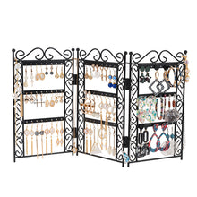 Load image into Gallery viewer, Necklace And Earring Jewelry Stand Display Rack 3 Doors