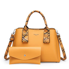 Load image into Gallery viewer, Two-Piece Solid Color Women's Messenger Bag