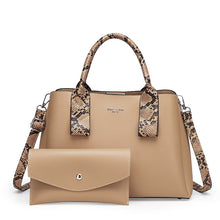 Load image into Gallery viewer, Two-Piece Solid Color Women's Messenger Bag