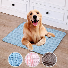 Load image into Gallery viewer, Pet Summer Portable Ice Silk Cooling Pad