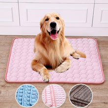 Load image into Gallery viewer, Pet Summer Portable Ice Silk Cooling Pad