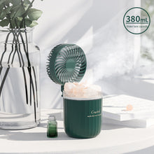 Load image into Gallery viewer, Portable Crystal Aromatheraphy Humidifier USB Wireless