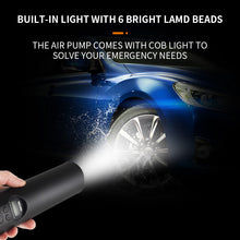 Load image into Gallery viewer, Tyre Inflator Cordless Portable Compressor Digital Air Pump