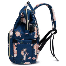 Load image into Gallery viewer, Fashion Printed Diaper Backpack With USB Charging Port