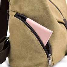 Load image into Gallery viewer, Female Korean Style Casual Travel Canvas Backpack