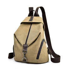 Load image into Gallery viewer, Female Korean Style Casual Travel Canvas Backpack
