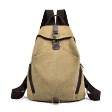 Load image into Gallery viewer, Female Korean Style Casual Travel Canvas Backpack