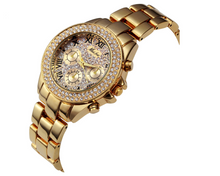 Load image into Gallery viewer, Men's Fashion Gold Quartz Watch