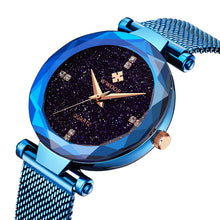 Load image into Gallery viewer, Fashion Simple Starry Sky Mesh Quartz Watch For Ladies