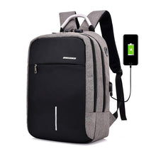 Load image into Gallery viewer, USB Charge Anti Theft Backpack For Men
