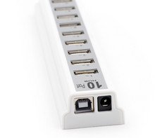 Load image into Gallery viewer, 10USB 2.0 Hubs With AC Power Computer Supply Adapter